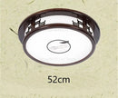 GobekUsa Antique Style Solid Wood Led Ceiling Light for Living Room Bedroom & Study