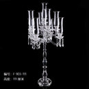 GobekUsa Crystal Glass Cover Candle Holders - Elegant Table Centerpiece for Candlelight Dinners