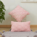 GobekUsa Embroidered Diamond Cushion Cover for Modern Living Room Decor