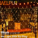 GobekUsa LED String Lights 8 Modes for Christmas Festival Wedding Party