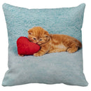 GobekUsa Bubble Black Cats Cat Pillow Cases Sofa Home Decor Custom Cushion Cover