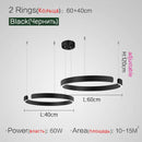 GobekUsa LED Ring Chandelier for Home Decor - Modern Nordic Style Lighting