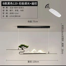 GobekUsa Acrylic Mountain Peak Pendant Lights for Chinese Living Room Study Zen Restaurant