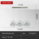 GobekUsa Leaf Sequin Ceiling Chandelier for Modern Living Room, Restaurant, Bar, or Dining Table