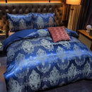 GobekUsa Jacquard Luxury Bedding Set - King Size Duvet Cover & Bed Quilts - High Quality Home Textile