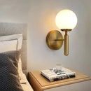 GobekUsa Glass Ball LED Wall Lamp for Bedroom and Living Room