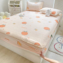 GobekUsa Latex Cooling Mattress Cover & Pillowcase Set - Summer Cool Down Bed Pad