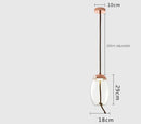 GobekUsa Glass LED Chandeliers for Living Room Bedroom Kitchen Pendant Lamp