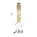 GobekUsa Japanese Rice Paper Floor Lamp Modern Wabi Sabi Lantern Light