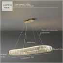 GobekUsa Crystal Ceiling Pendant Chandelier for Luxe Room Decor