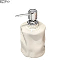 GobekUsa Wrinkle Ceramic Soap Dispenser Pump Bathroom Lotion Bottle Accessories