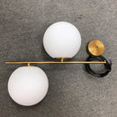 GobekUsa Glass Ball LED Chandelier: Nordic Modern Pendant Light for Dining Room and Bedroom