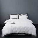 GobekUsa Brushed Hotel Style Bedding Sets - Solid Color Duvet Set, Skin Friendly, Single Double