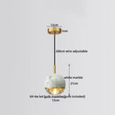 GobekUsa LED Marble Pendant Lamp: Modern Luxury Hanging Light for Home, Restaurant & Bedroom