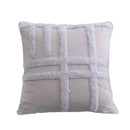 GobekUsa Geometric Waves Tufted Pillow Covers with Embroidered Tassels
