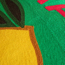 GobekUsa Embroidered Lemon Cushion Cover | Ins Style Green Pillowcase Home Decor