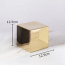 GobekUsa Cube Round Statue Decor Ceramic Ornament Sculpture Artwork for Desk & Room