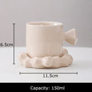 GobekUsa Diamond Porcelain Coffee Mug Set
