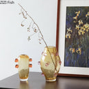 GobekUsa Creative Bubble Glass Vase Hydroponics Desk Decoration Artificial Flowers Room Decor