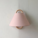 GobekUsa Beech Wood Wall Lamp: Retro Wabi-Sabi Style for Bedroom, Living Room, and Porch