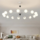 GobekUsa Cream Wind Chandelier: Luxury Postmodern Hall Lamp for Living Room, Bedroom, and Restaurant