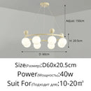 GobekUsa LED Chandelier Lights 8-12 Heads Indoor Lighting Fixture for Home Decor
