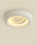 GobekUsa Cream Breeze Moon Ceiling Lamp: Simple, Warm Lighting for Master Bedroom & Study
