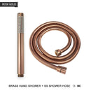GobekUsa Brass Handheld Shower Head in Brushed Golden Finish