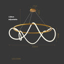 GobekUsa Lines Chandelier: Modern Designer Lighting for Living Room, Dining, and Bar