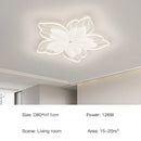 GobekUsa LED Flower Chandelier White Ceiling Lamp for Bedroom Living Room Decor