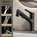 GobekUsa Basin Pull-out Faucet for Bathroom Sinks - Hot and Cold Water Tap
