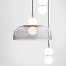 GobekUsa Glass Ball Pendant Light for Duplex Stairwells, Living Room, Bedroom, and Staircase Decor
