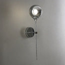 GobekUsa Glass Ball Wall Lamps: Modern Nordic Golden Chrome Lighting Fixtures for Living Room, Kitchen