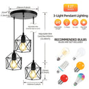 GobekUsa LED Ceiling Lamp - Modern Hanging Light Fixture for Kitchen Dining Room