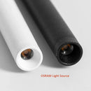 GobekUsa Black Slim 50cm 60cm LED Pendant Lamp for Restaurant Bar, Nordic Minimalist Style