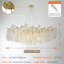 GobekUsa Golden Money Tree Crystal Chandelier for Elegant Home Décor
