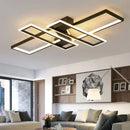 GobekUsa LED Chandeliers with Remote Control - Black Lustre Ceiling Lamp for Home