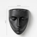 GobekUsa Ceramic Wall-mounted Vase for Plant Pots and Flower Arrangement