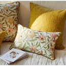 GobekUsa Citron Flowers Plants Print Pillow Case: Farmhouse Decorative Cushion Cover