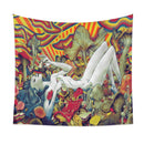 GobekUsa Bohemian Tapestry Ins Wall Hanging Psychedelic Decor for Bedroom