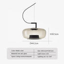 GobekUsa Brokis Glass Pendant Lamp - Nordic Creative Hanging Light for Home and Hospitality