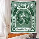 GobekUsa Clover Psychedelic Gothic Wall Tapestry St. Patrick's Day Celtic Art