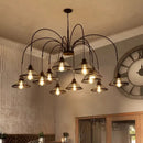 GobekUsa Industrial Pendant Lamp for Living Room Dining Bar Cafe Loft Retro Chandelier