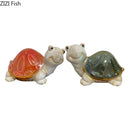 GobekUsa Cute Turtle Statue Tray Desk Ornament Room Decor Creative Sculpture