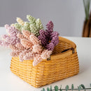 GobekUsa Lavender Artificial Flower Bundle for Wall Decor and DIY Vases Bouquet