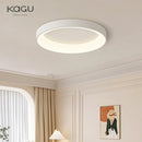 GobekUsa LED Ceiling Lights: White Grey Modern Design, Dimmable for Living Room Bedroom Dining