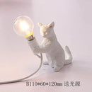 GobekUsa Cat Resin Table Lamp for Children's Bedroom Decor