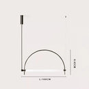 Minimalist Chrome Alloy LED Pendant Light