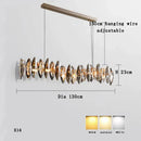 GobekUsa Kristal 2024 Chandelier LED Light for Dining and Living Room Decor