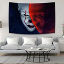 GobekUsa Halloween Psychedelic Tapestry Curtains for Horror Movie Home Decoration